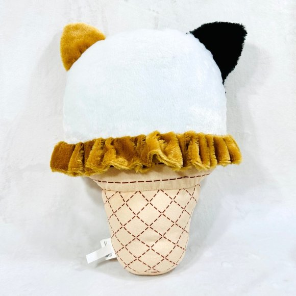 Nanco Calico Cat Ice Cream Cone Stuffed Plush Toy - Picture 4 of 5